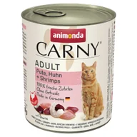 Mokra karma dla kotów - Zestaw Animonda Carny Adult, 12 x 800 g - Indyk, kurczak i krewetki - miniaturka - grafika 1