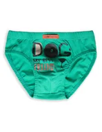 Majtki dla dzieci - 3 sztuki, chłopięce slipy klasyczne z bawełny jersey 3-pak - LA/MA - miniaturka - grafika 1