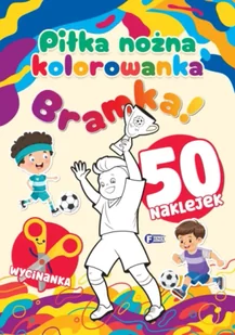 Piłka nożna. Kolorowanka - Opracowanie zbiorowe - Kolorowanki, wyklejanki - miniaturka - grafika 1