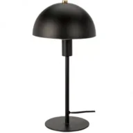 Lampy stojące - H&S Decoration Lampa metalowa w kształcie grzybka czarna 36 cm - miniaturka - grafika 1