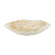 Miski i półmiski - Salaterka szklana 40 cm AMAZON Gold - miniaturka - grafika 1