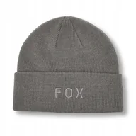 Czapki damskie - Czapka Zimowa Fox Wordmark Beanie Pewter Os - miniaturka - grafika 1