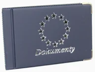 Etui na dokumenty i karty - Eleganckie Etui Na Karty Dokumenty Dowód Osobisty Polska Galanteria (PL) Małe Poziome "Dokumenty" WZÓR I - miniaturka - grafika 1