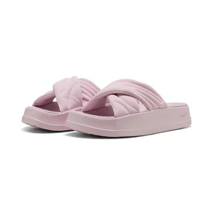 Damskie Klapki PUMA LEADCAT PLATFORM 40034005 – Różowy - Klapki i japonki damskie - miniaturka - grafika 1