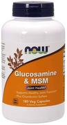 Suplementy naturalne - Now Foods Glukozamina z MSM (180 kaps.) - miniaturka - grafika 1