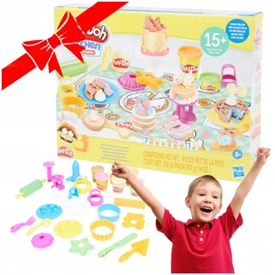 PLAYDOH KUCHENNE WYPIEKI BABKA CIASTECZKA DESERY CIASTOLINA DLA DZIECI - Masy plastyczne - miniaturka - grafika 1