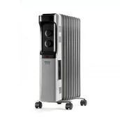 Ogrzewanie przenośne - Grzejnik olejowy (9 żeberek) Taurus NEW DAKAR 2000 W Szary - miniaturka - grafika 1