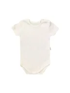 Body dla niemowląt - Niemowlęce body na krótki rękaw kremowe Nicol r.92 - miniaturka - grafika 1