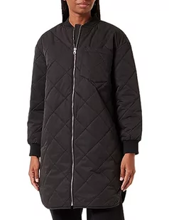 Bestseller A/S Damski płaszcz VMNATALIE AW23 Coat BOOS, czarny, S, Schwarz, S - Płaszcze damskie - miniaturka - grafika 1