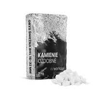 Pozostałe ozdoby ogrodowe - Grys śnieżna biel 16-32 mm 20 kg - miniaturka - grafika 1