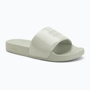 Klapki damskie Tommy Hilfiger Flag Pool Slide Patent misty sage - Klapki i japonki damskie - miniaturka - grafika 1