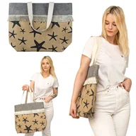 Torebki damskie - Torba plażowa marynarska żeglarska duża boho Captain Mike XL - miniaturka - grafika 1