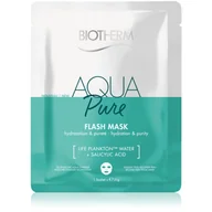 Maseczki do twarzy - Biotherm Aqua Pure Flash Mask oczyszczająca maseczka w płachcie do twarzy 31 g 3614273010115 - miniaturka - grafika 1