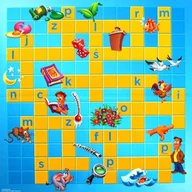 Zabawki interaktywne dla dzieci - Mattel Scrabble Junior CZ - miniaturka - grafika 1