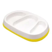 Miseczki i talerzyki dla dzieci - Talerz antypoślizgowy z przegródkami - miniaturka - grafika 1