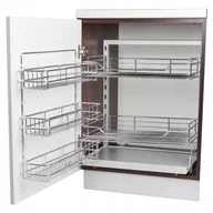 Meble modułowe i akcesoria - Cargo Mini Corner Magic Chrom 600 mm Amix PTJ017J - miniaturka - grafika 1