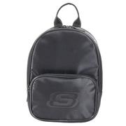 Plecaki - Skechers Mini Logo Backpack SKCH7596-BLK, Czarne Plecak, pojemność: 8 L - miniaturka - grafika 1