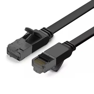 Patchcord UTP kat. 6 0,2m PŁASKI - Kable komputerowe i do monitorów - miniaturka - grafika 1
