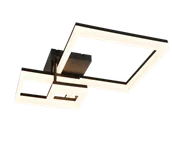 Lampy sufitowe - CAMINO R65771332 lampa sufitowa 66cm czarne kwadraty LED 32W 3000K - miniaturka - grafika 1