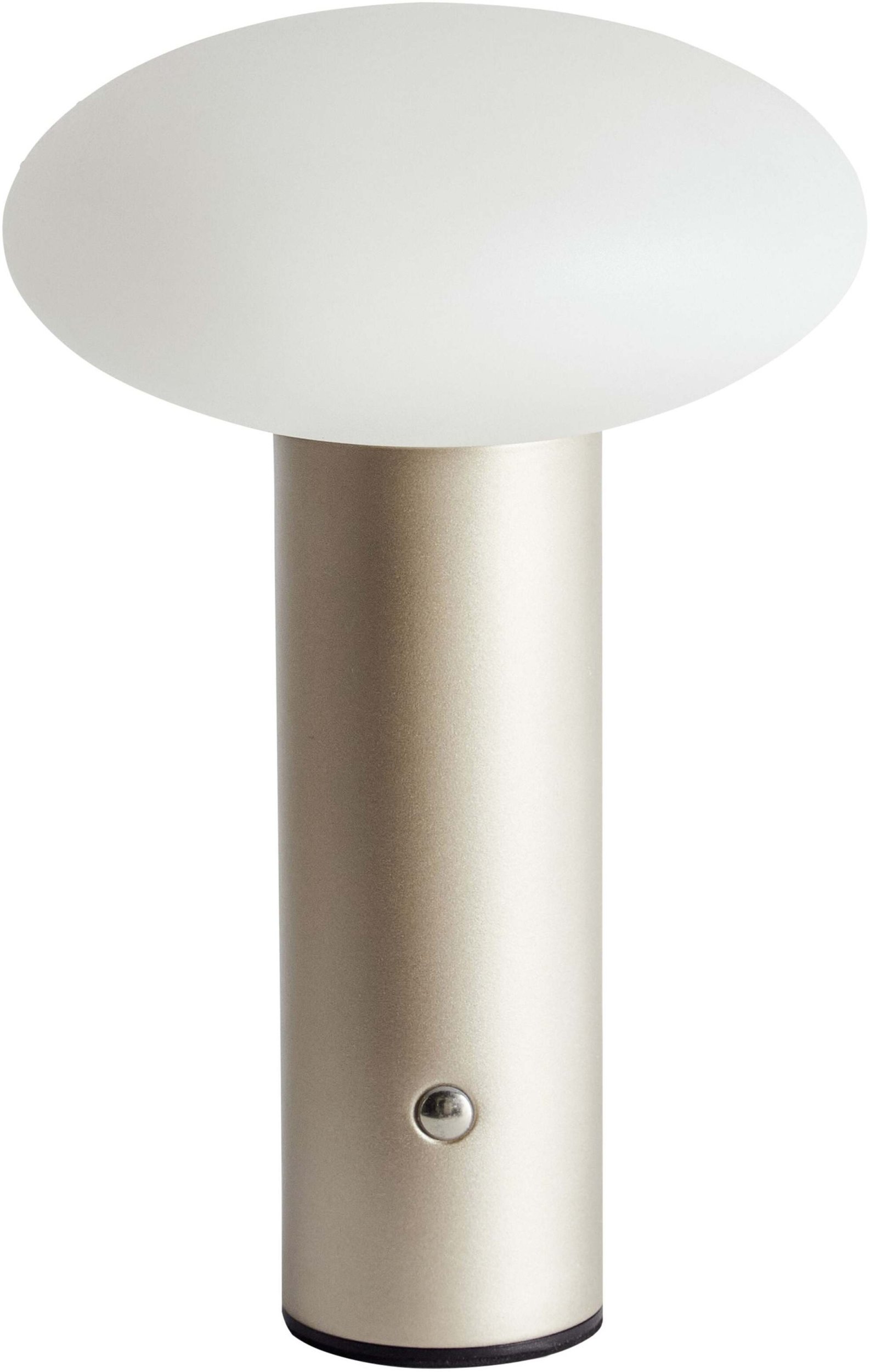 Lampa stołowa Beliani Bezprzewodowa lampa stołowa LED BUAYAN Ze ściemniaczem Metal Złoty