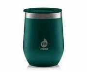 Kubki termiczne - Tumbler MIZU WINE and Matero Yerba Mate 330 ml (morski) Blue Green Tourmaline - miniaturka - grafika 1