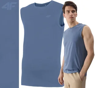 Koszulka Męska 4f Bez Rękawów M125 Tank Top Podkoszulek Na Co Dzień Xl - Koszulki męskie - miniaturka - grafika 1