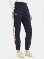 Spodnie sportowe damskie - Kappa Spodnie dresowe 311M8HW R10 Granatowy Regular Fit - miniaturka - grafika 1