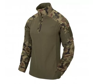 Bluzy męskie - Bluza Helikon-Tex MCDU Combat Shirt NyCo Ripstop PL Woodland - grafika 1