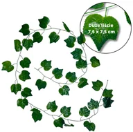 Sztuczne kwiaty - GIRLANDA Z BLUSZCZU BLUSZCZ ZWISY Z BLUSZCZU ZIELONE ŚCIANY BLUSZCZ GIRLANDY SZTUCZNE KWIATY - miniaturka - grafika 1