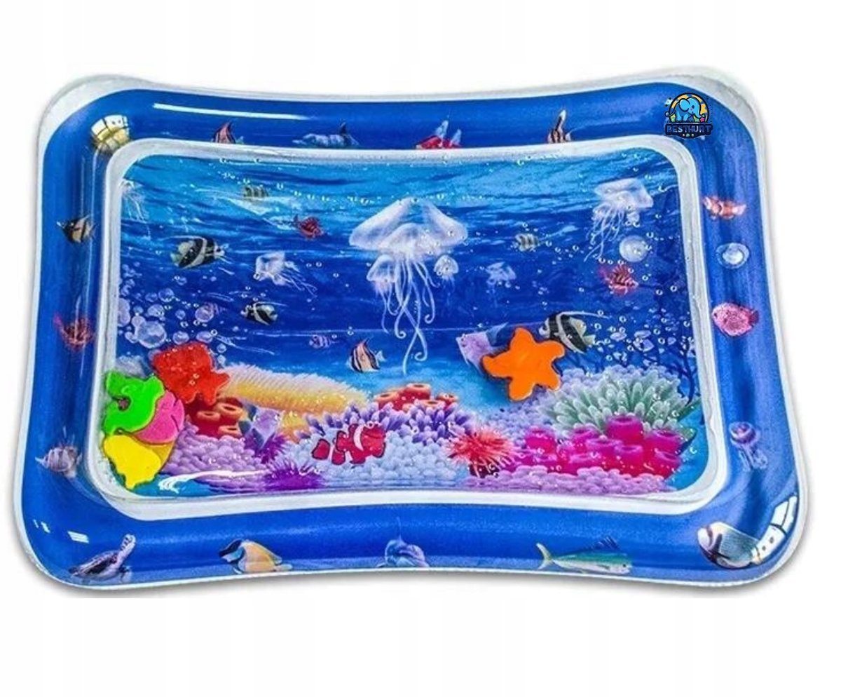 Dmuchana Mata Wodna Sensoryczna Dla Niemowląt 69cm - Idealna Na Prezent