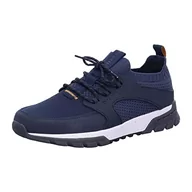 Klapki i japonki męskie - bugatti man Męskie klapki Lightning Slipper, ciemnoniebieskie, 45 EU, granatowy, 45 EU - miniaturka - grafika 1