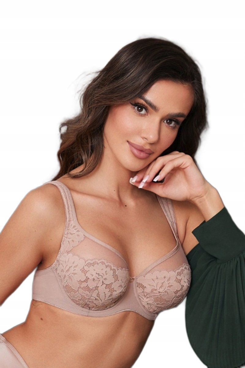 MEDIOLANO BIUSTONOSZ SOFT JASMIN PLUNGE 19150 85F MOKKA