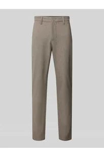Chinosy szczotkowane o kroju slim fit z dodatkiem wiskozy model MARK - Only & Sons - Spodnie męskie - miniaturka - grafika 1