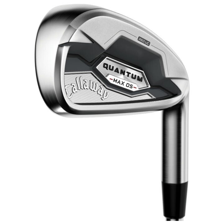 Kij golfowy Iron Callaway Quantum Max OS Prawa ręka, 5-PW, 6, Regular, Stal, True Temper Elevate 85g Steel