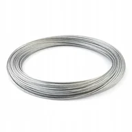 Żeglarstwo - Lina linka stalowa 1mm splot 1x19 OC ocynk 100m - miniaturka - grafika 1