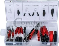 Akcesoria motoryzacyjne - Condor Werkzeug Krokodylki elektryczne, 28 cz. C.9196 - miniaturka - grafika 1