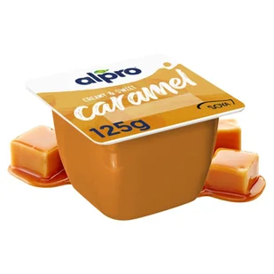 Alpro Deser Sojowy 125G Karmel - Zdrowa żywność - miniaturka - grafika 1