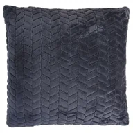 Poduszki dekoracyjne - Poduszka Waves 40 x 40 cm grafitowa - miniaturka - grafika 1