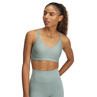 Biustonosz treningowy Under Armour UA Infinity Low 2.0 Bra - zielony - Bielizna sportowa damska - miniaturka - grafika 1