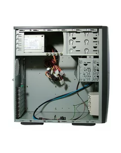 BG-01B-B-SL-350 W Bl/Silv Midi USB 1394 - Obudowy komputerowe - miniaturka - grafika 1