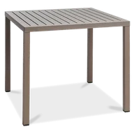 Stoły ogrodowe - Stół Nardi CUBE 80 Tortora - miniaturka - grafika 1