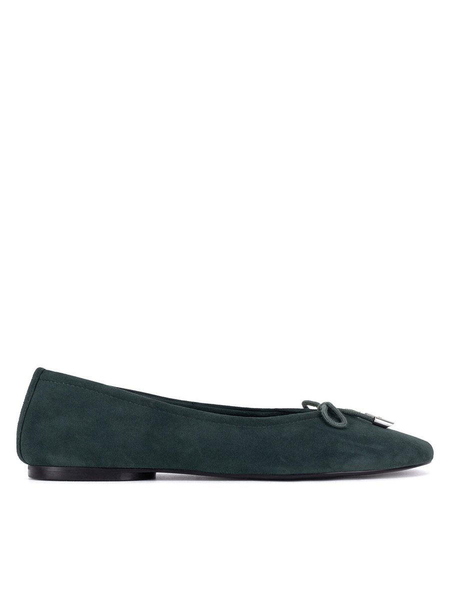 Gino Rossi Baleriny Damskie Zielony LAYLA-118070