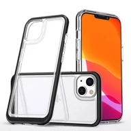 Etui i futerały do telefonów - Clear 3in1 etui do iPhone 13 mini żelowy pokrowiec z ramką czarny - miniaturka - grafika 1