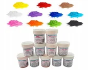 Dodatki do ciast w proszku - ZESTAW BARWNIKÓW SPOŻYWCZYCH W PROSZKU BARWNIK biały +10 kolorów = 11szt - miniaturka - grafika 1