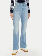 Spodnie damskie - Tommy Jeans Jeansy Sylvia DW0DW19598 Niebieski Flare Fit - miniaturka - grafika 1
