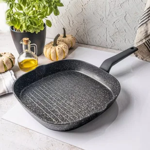 PATELNIA GRILLOWA MARMURKOWA KLAUSBERG 28cm KB-7662 - Patelnie - miniaturka - grafika 5