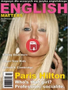 English Matters 5/2007 Wersja Elektroniczna - Książki do nauki języka angielskiego - miniaturka - grafika 1