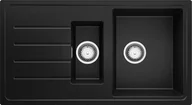 Zlewozmywaki - Zlew BRANDE LINK DUAL 900-60 BLACK METALLIC (czarny metalik) - miniaturka - grafika 1