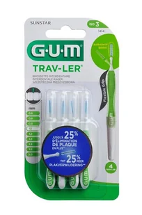 Gum Butler Trav-Ler szczoteczki międzyzębowe 4 szt 1,1 mm - Szczoteczki międzyzębowe - miniaturka - grafika 2