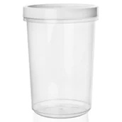 Pojemniki kuchenne - Orion Pojemnik kuchenny OKRĄGŁY do żywności z pokrywką uszczelką zakręcany 1L na zupę sałatkę 127127 - miniaturka - grafika 1